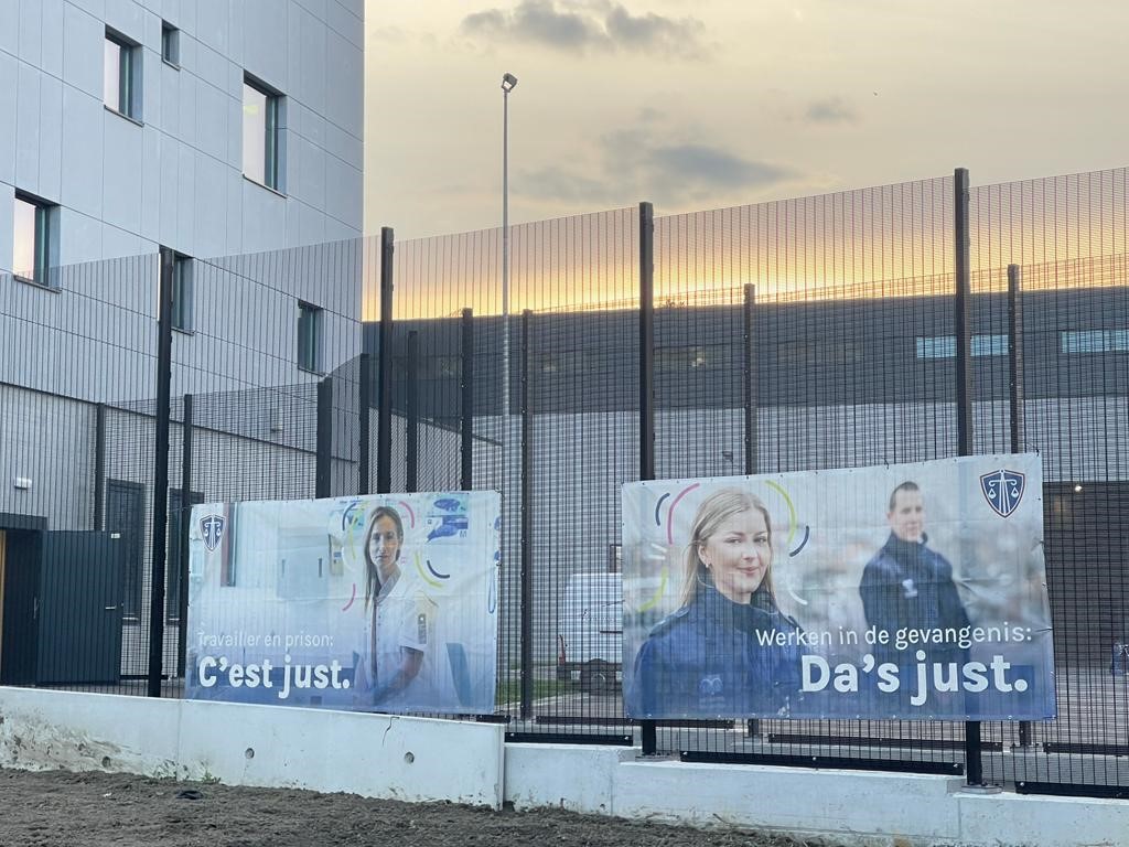 Fot van een deel van gevangenis van Haren